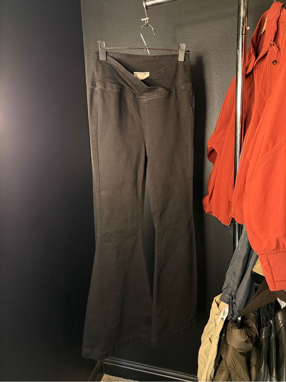Free People Black Boot Cut Flare Pants